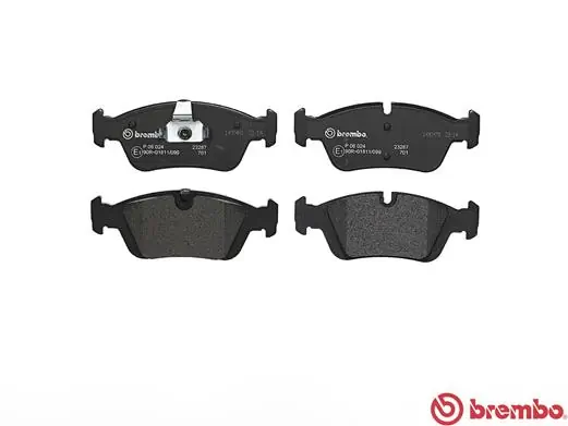 P06024 Brembo Передні гальмівні колодки