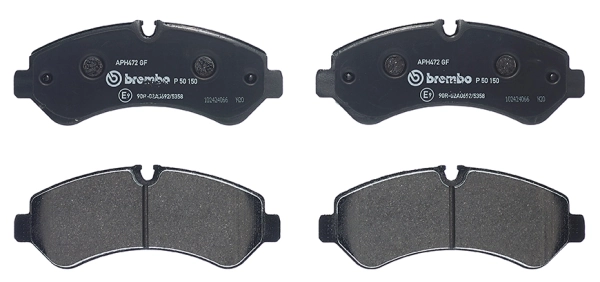 P50150 Brembo Колодки гальмівні задні, дискові