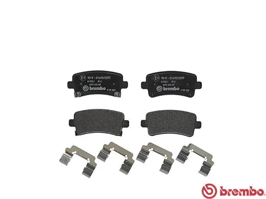 P59060 Brembo Колодки гальмівні задні, дискові