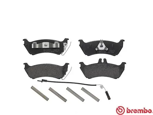 P50044 Brembo Колодки гальмівні задні, дискові