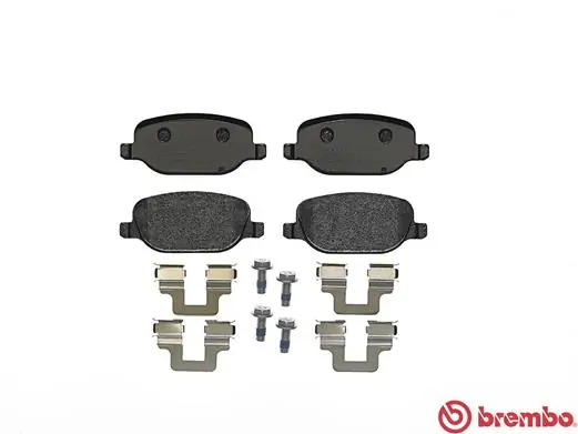 P23109 Brembo Колодки гальмівні задні, дискові