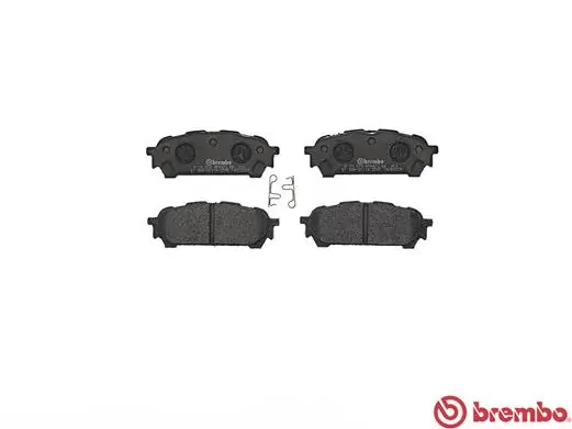 P78014 Brembo Колодки гальмівні задні, дискові