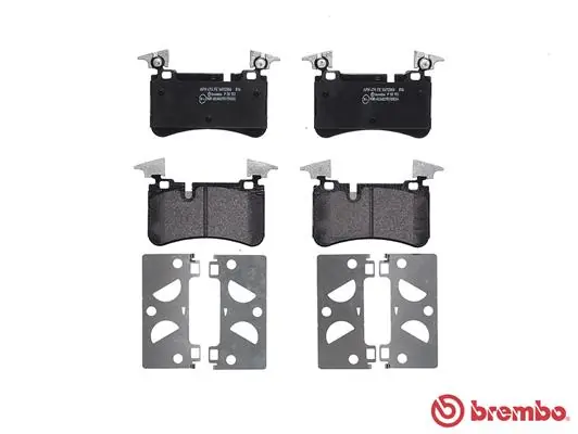 P50113 Brembo Колодки гальмівні задні, дискові
