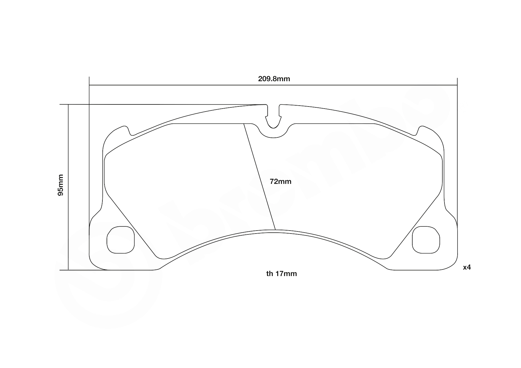 Гальмівні колодки Brembo 07B31467 ціна, від 132.71 USD