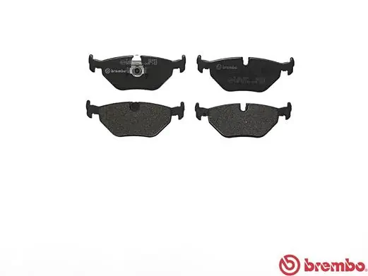 P06023 Brembo Колодки гальмівні задні, дискові