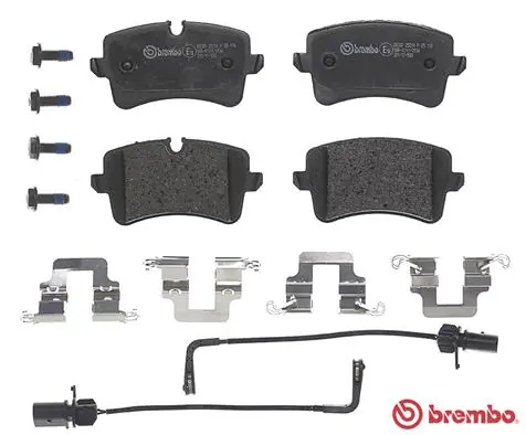 P85118 Brembo Колодки гальмівні задні, дискові