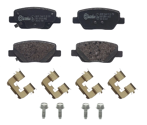 P23179 Brembo Колодки гальмівні задні, дискові