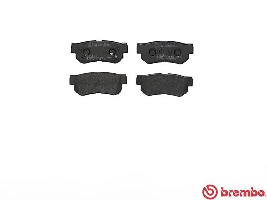 P30014 Brembo Колодки гальмівні задні, дискові