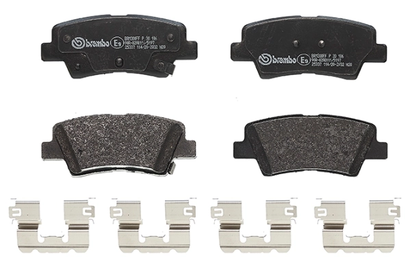 P30106 Brembo Колодки гальмівні задні, дискові