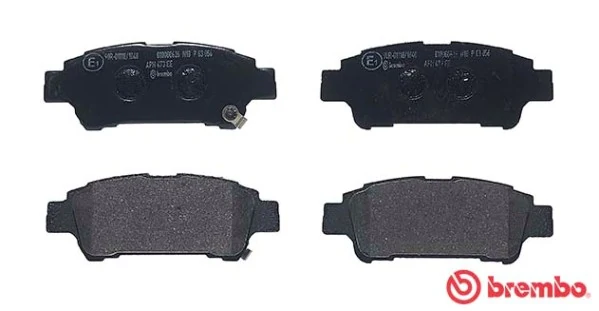 P83056 Brembo Колодки гальмівні задні, дискові