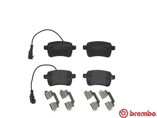 P23133 Brembo Колодки гальмівні задні, дискові