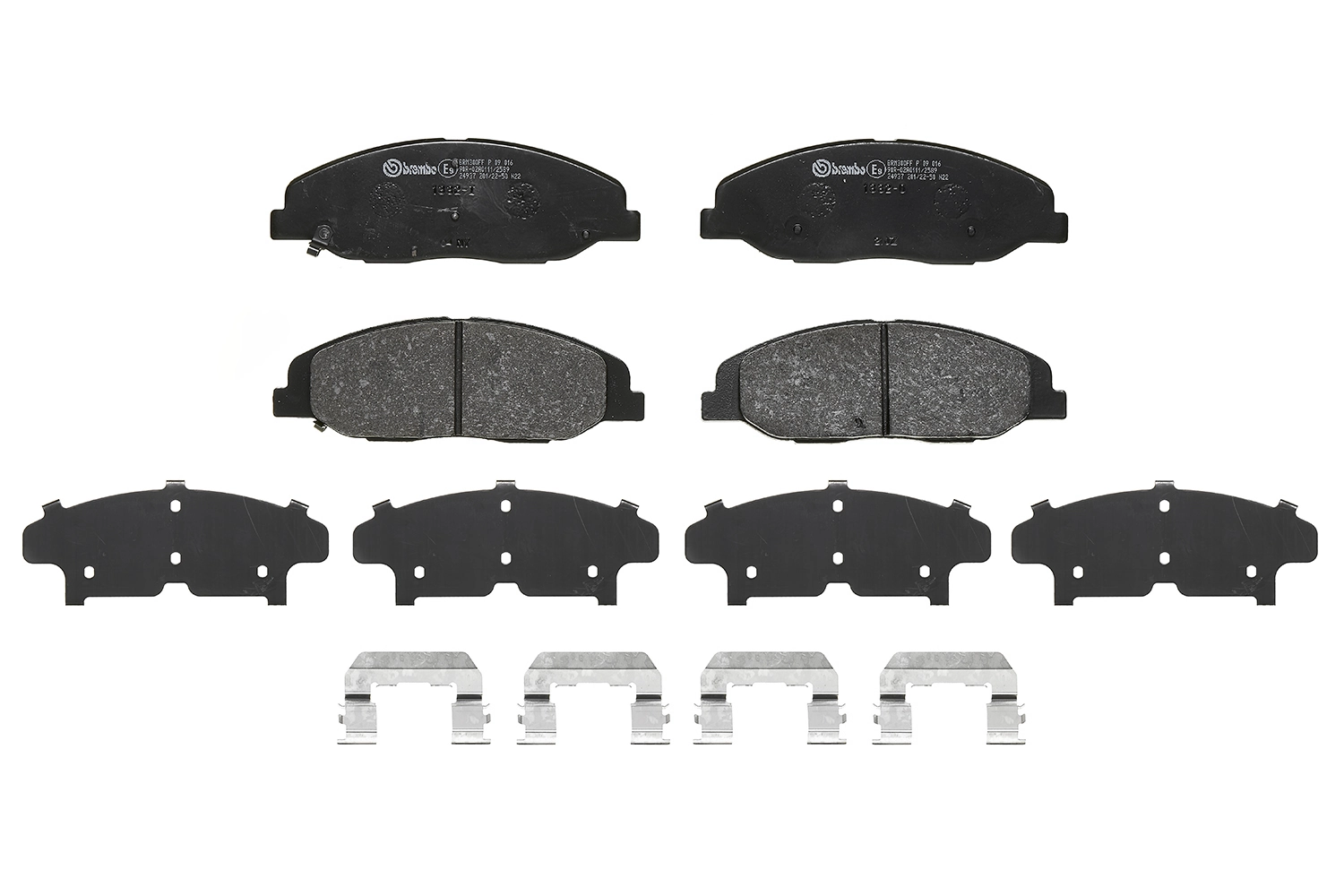 P09016 Brembo Передні гальмівні колодки