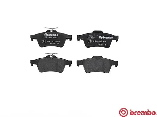 P59042 Brembo Колодки гальмівні задні, дискові