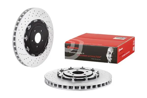 09B38613 Brembo Гальмо дискове переднє