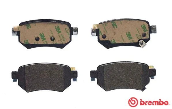 P49059 Brembo Колодки гальмівні задні, дискові