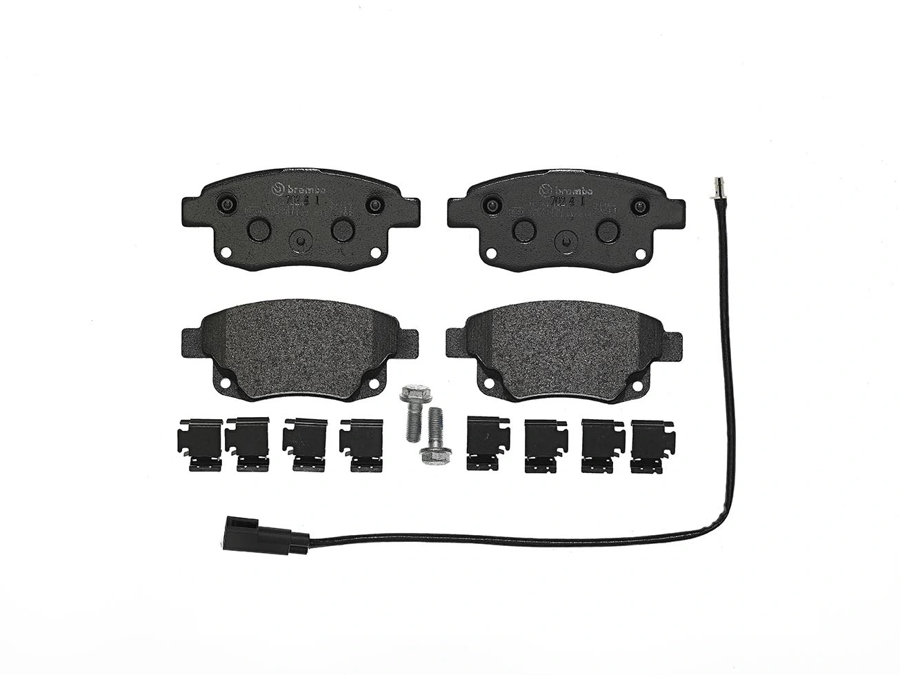 P24066 Brembo Колодки гальмівні задні, дискові
