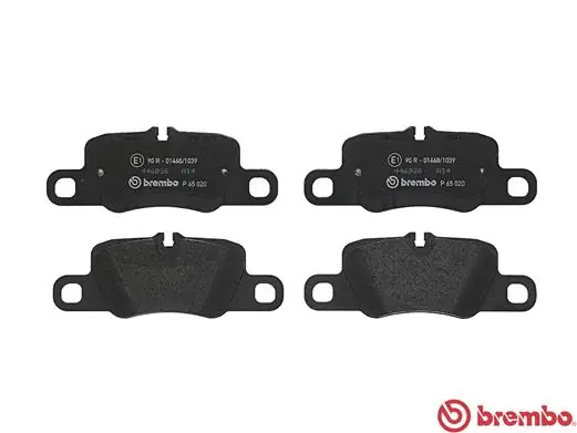 P65020 Brembo Колодки гальмівні задні, дискові