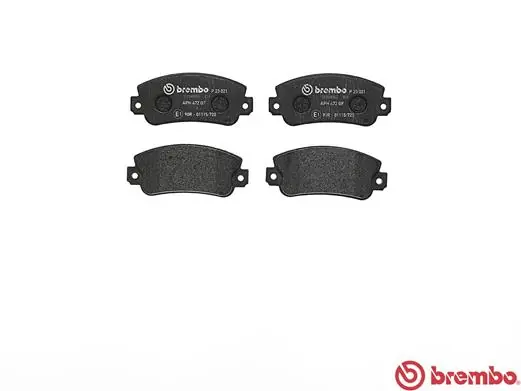 P23021 Brembo Передні гальмівні колодки