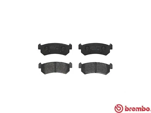 P10001 Brembo Колодки гальмівні задні, дискові
