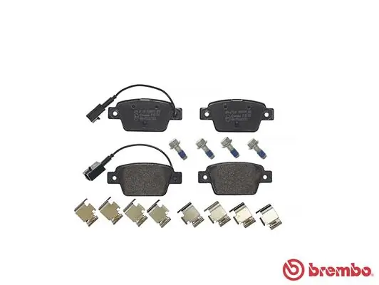 P23135 Brembo Колодки гальмівні задні, дискові
