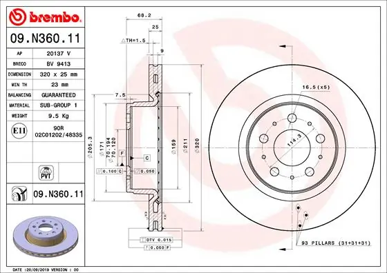 09N36011 Brembo