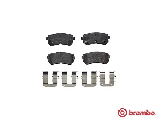 P30068 Brembo Колодки гальмівні задні, дискові