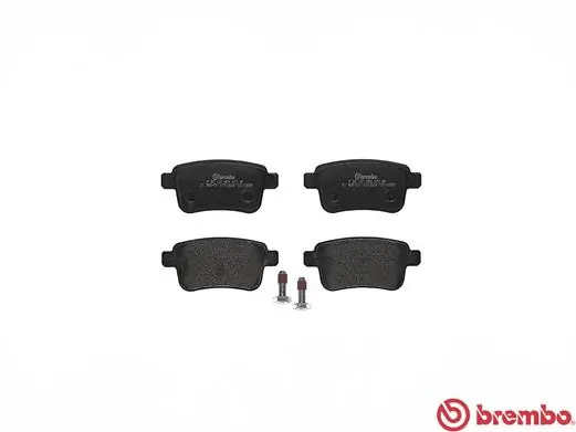 P50107 Brembo Колодки гальмівні задні, дискові