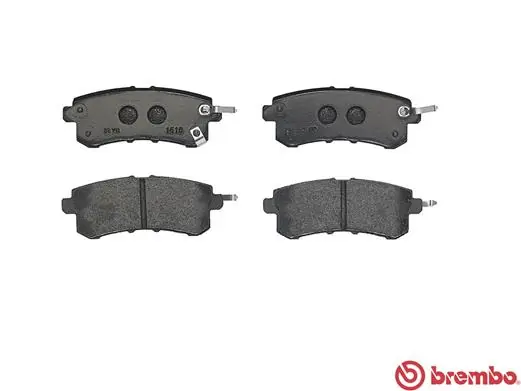P56082 Brembo Колодки гальмівні задні, дискові