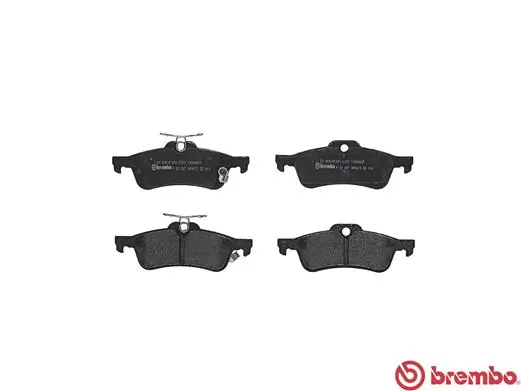P83087 Brembo Колодки гальмівні задні, дискові
