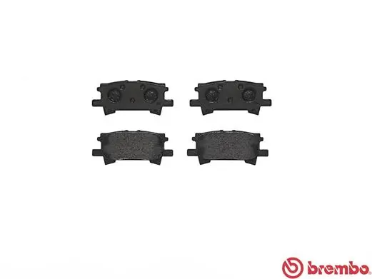 P83068 Brembo Колодки гальмівні задні, дискові