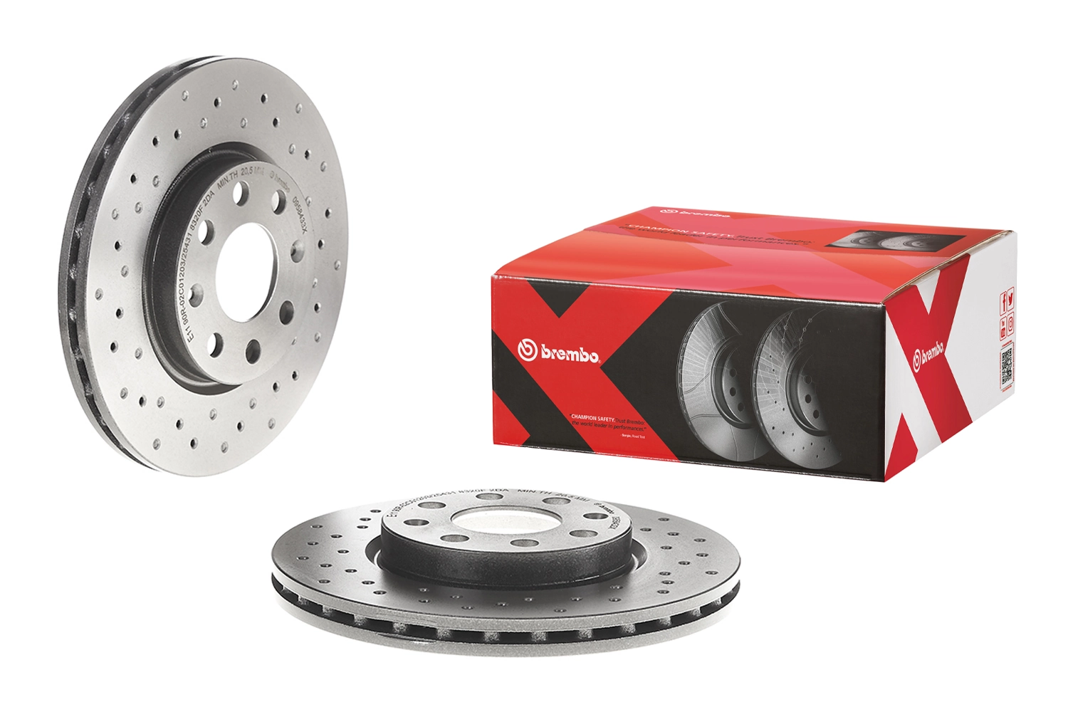 0958433X Brembo Гальмо дискове переднє