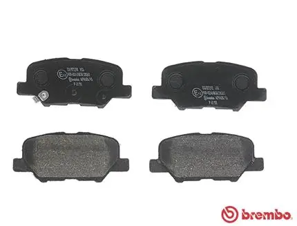 P61111 Brembo Колодки гальмівні задні, дискові