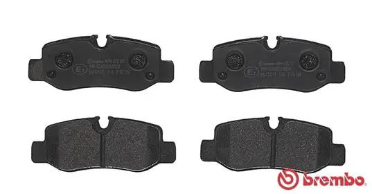 P50126 Brembo Колодки гальмівні задні, дискові