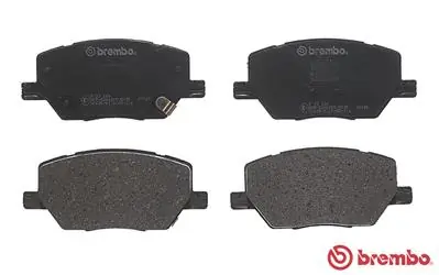 P23164 Brembo Передні гальмівні колодки