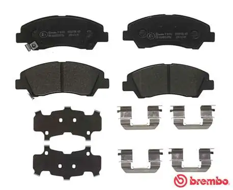 P30076 Brembo Передні гальмівні колодки