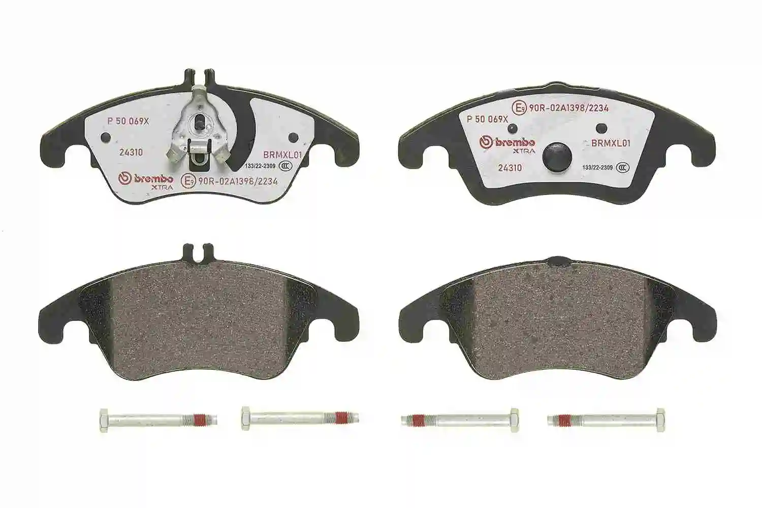 P50069X Brembo Передні гальмівні колодки