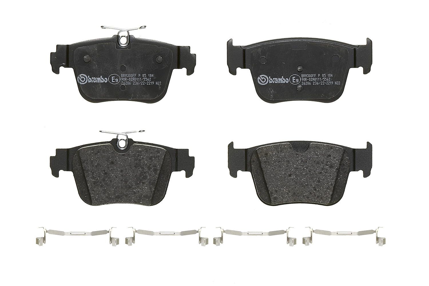 P85184 Brembo Колодки гальмівні задні, дискові