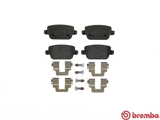 P24075 Brembo Колодки гальмівні задні, дискові