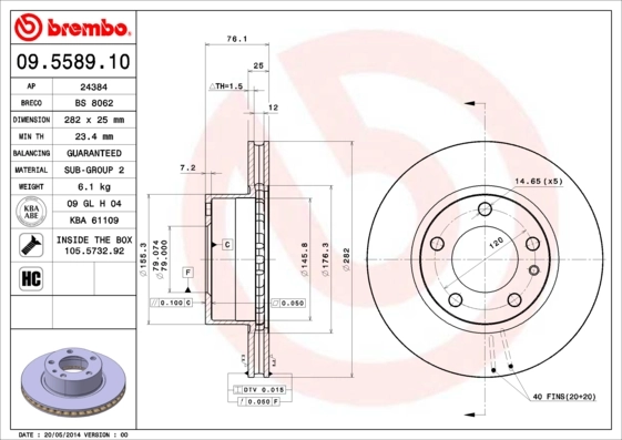 Купити 4058 Febi Ротор гальмівний