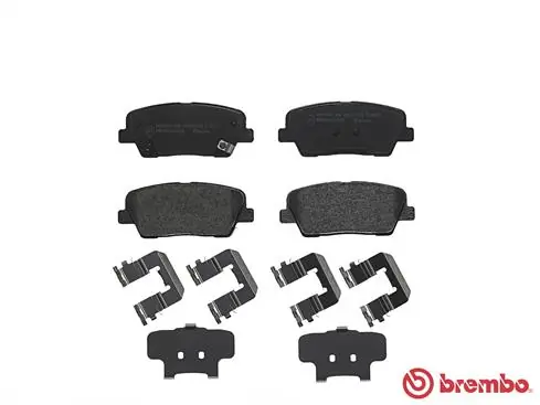 P30063 Brembo Колодки гальмівні задні, дискові