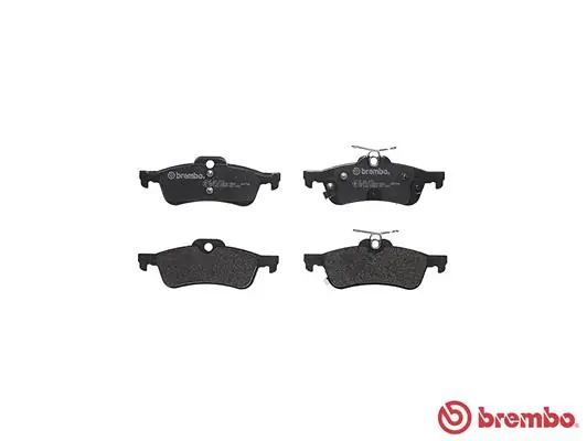 P28070 Brembo Колодки гальмівні задні, дискові