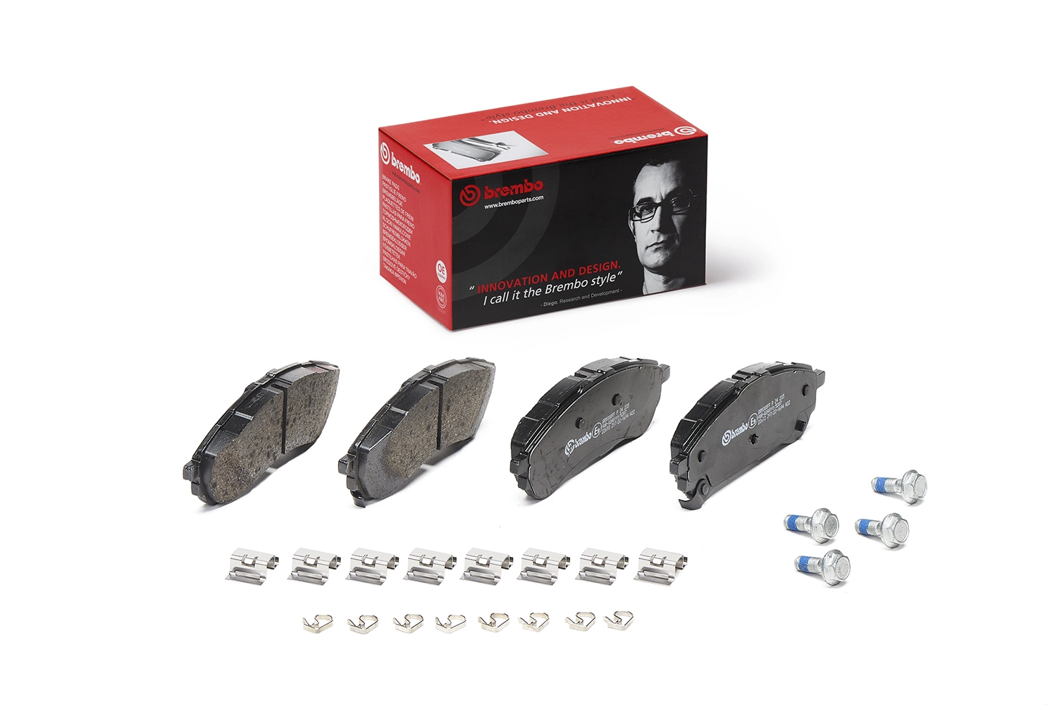P24235 Brembo Колодки гальмівні задні, дискові