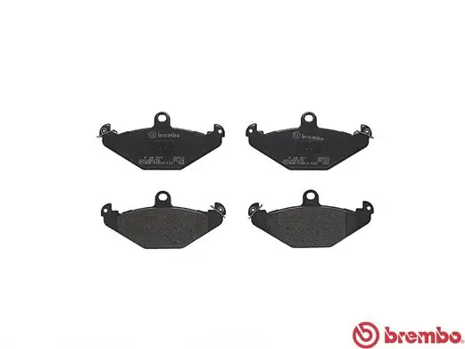 P68017 Brembo Колодки гальмівні задні, дискові