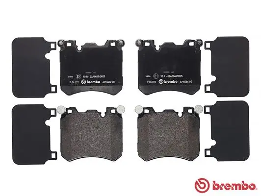 P06077 Brembo Передні гальмівні колодки