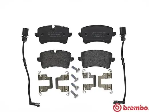 P85120 Brembo Колодки гальмівні задні, дискові