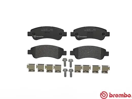 P61091 Brembo Колодки гальмівні задні, дискові