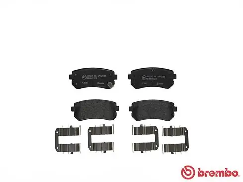 P30051 Brembo Колодки гальмівні задні, дискові