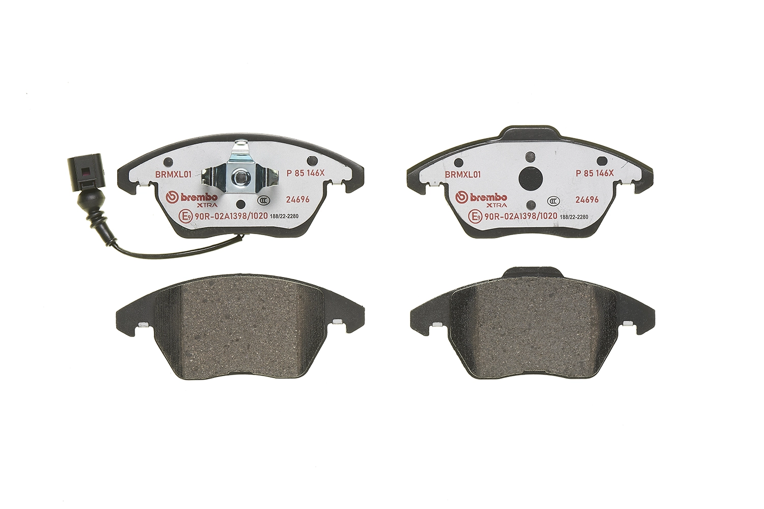 P85146X Brembo Передні гальмівні колодки