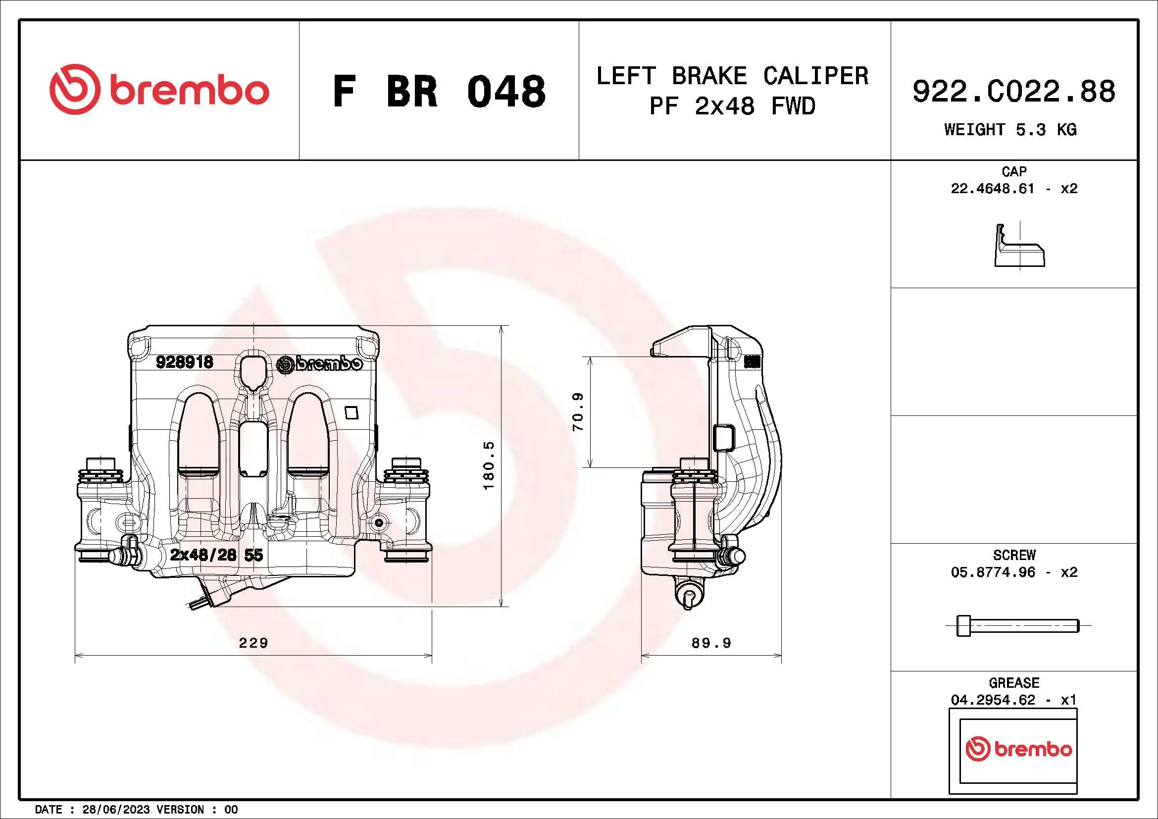 FBR048 Brembo 
