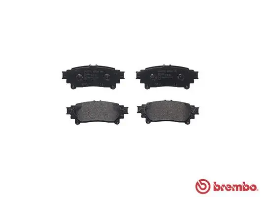 P83152 Brembo Колодки гальмівні задні, дискові